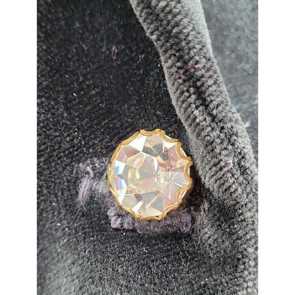 HP Vintage Black Velour One Rhinestone Button Fitted Jacket - Picture 6 of 15